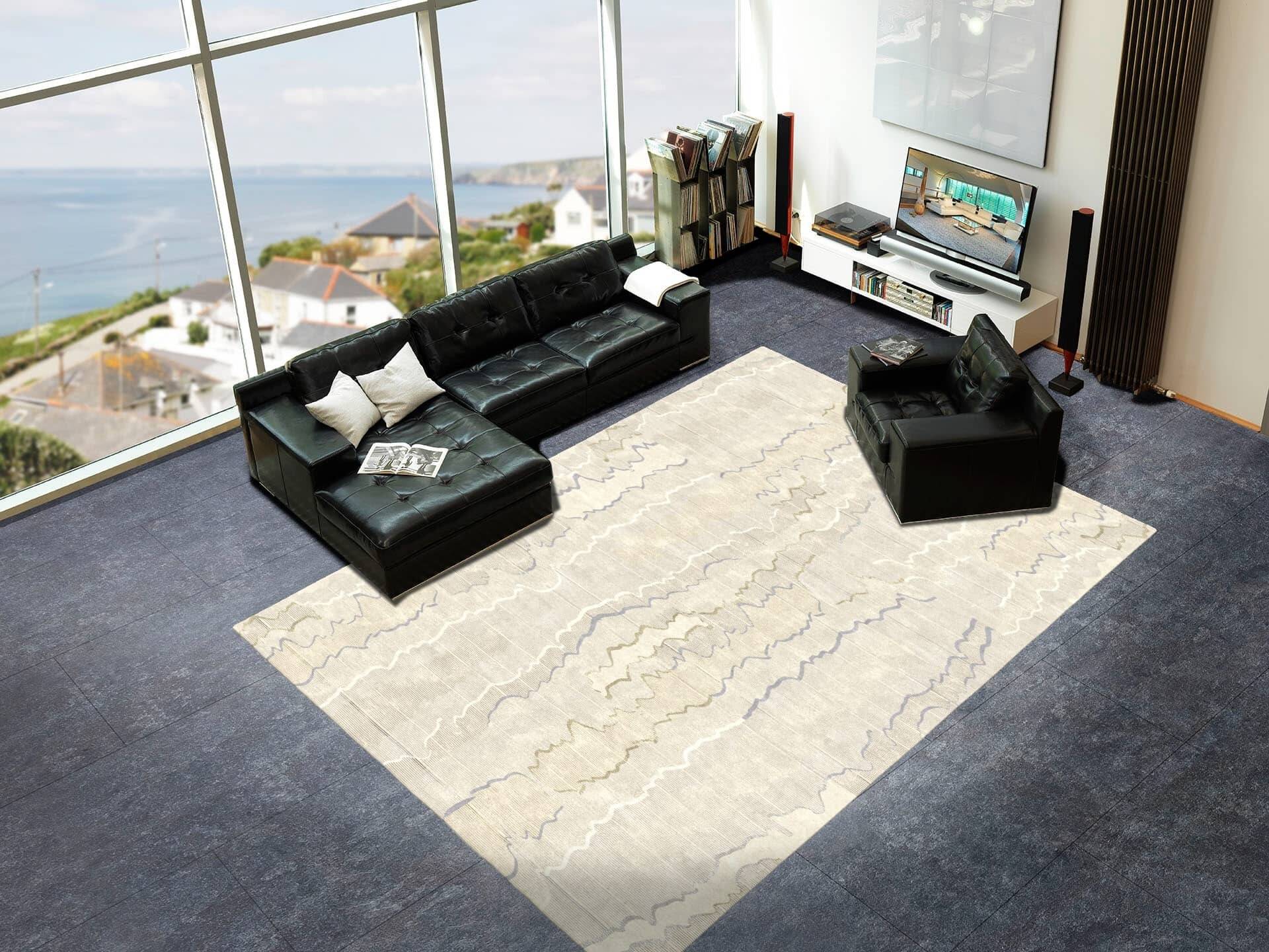 Makalu Teppich Century M001 Handgetuftet im Wunschmaß – Bild 3